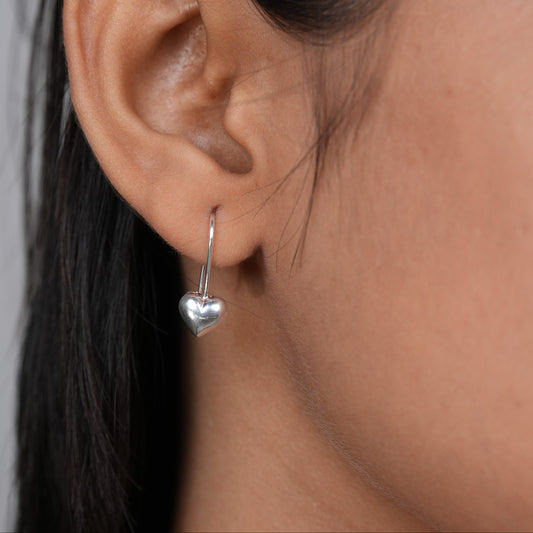 Mini Heart Drop  Earrings