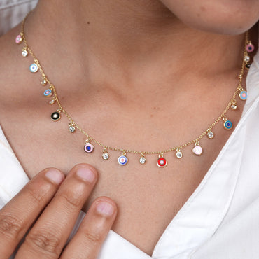 Evil Eye Glow Necklace