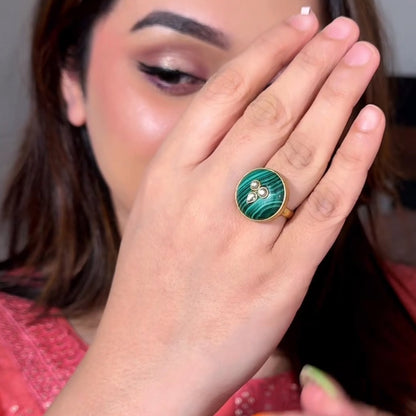 Warya Malachite Ring