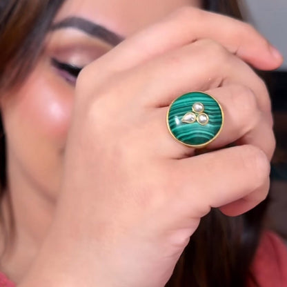 Warya Malachite Ring
