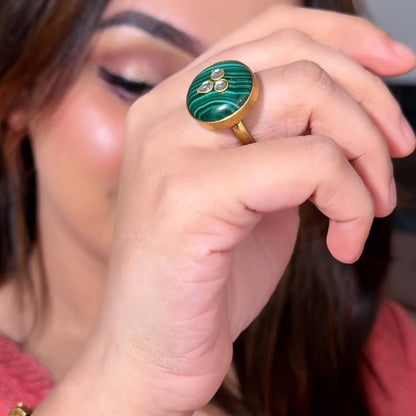 Warya Malachite Ring