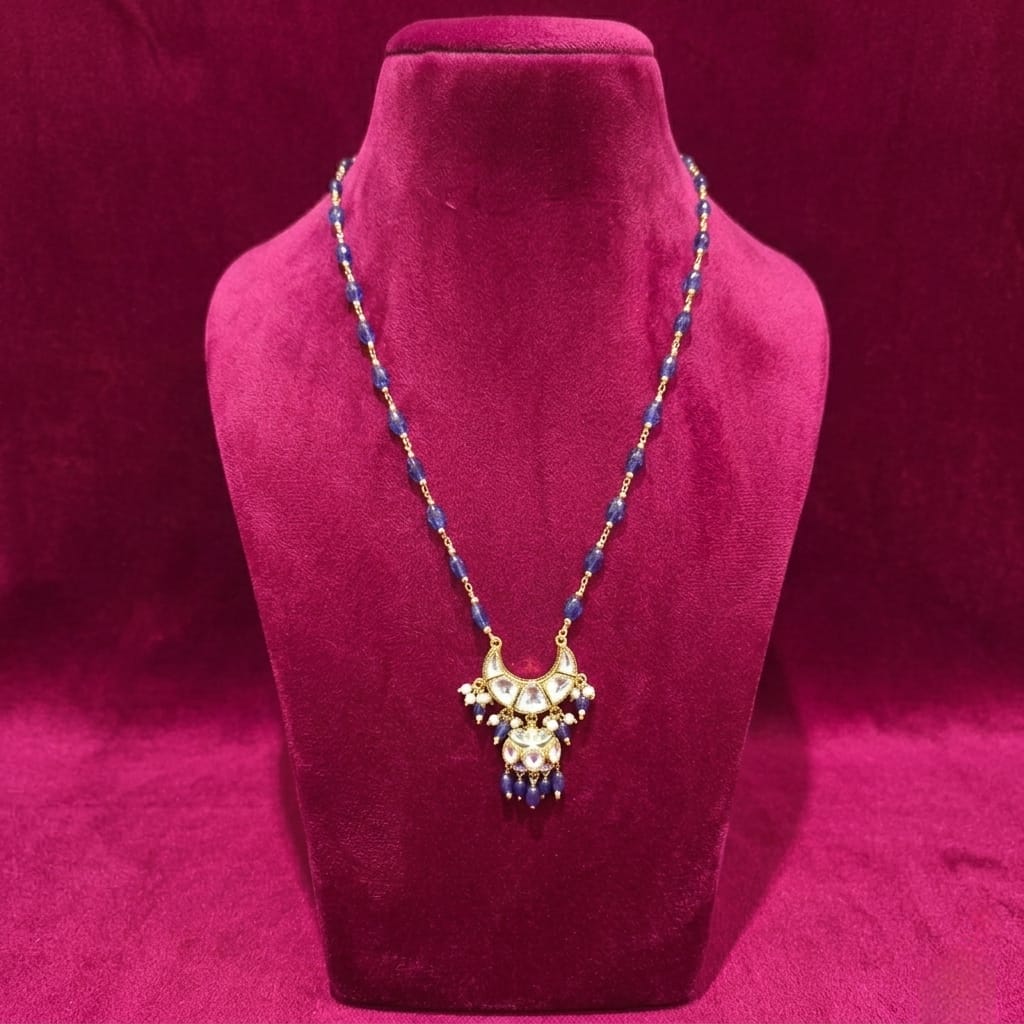 Crescent Purple Necklace