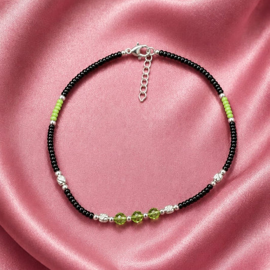 Green Shadow Single Leg Anklet
