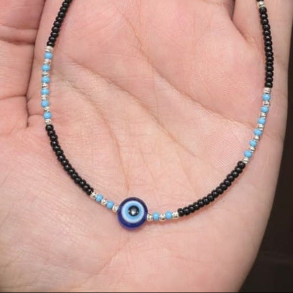 Chhatra Evil Eye Single Leg Anklet