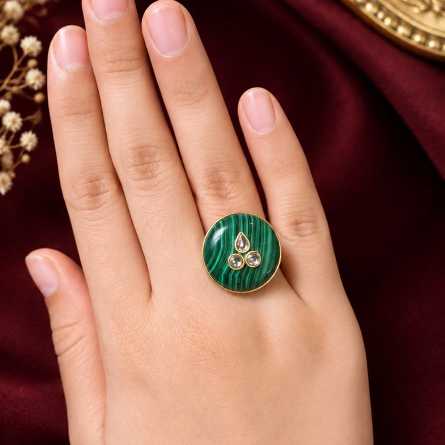 Warya Malachite Ring