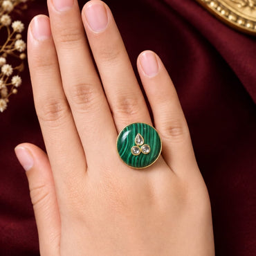 Warya Malachite Ring