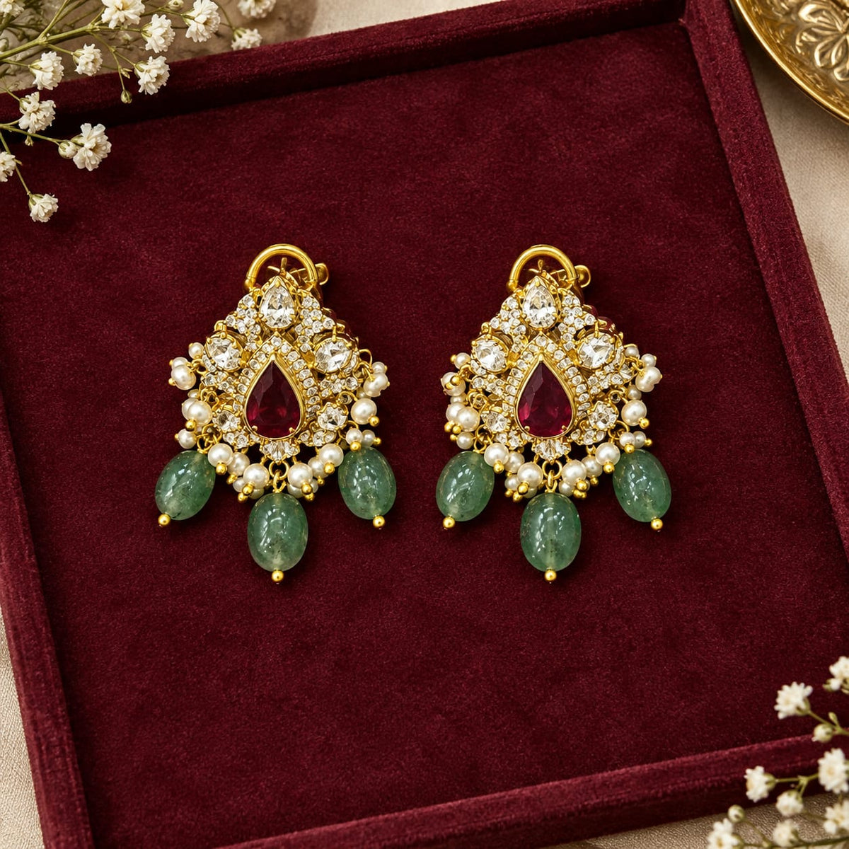 Sidya Moissanite Earrings