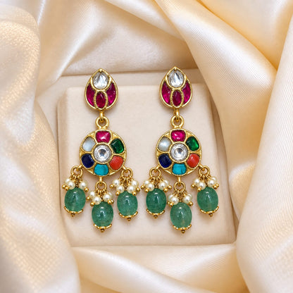 Abhira Kundan Earrings