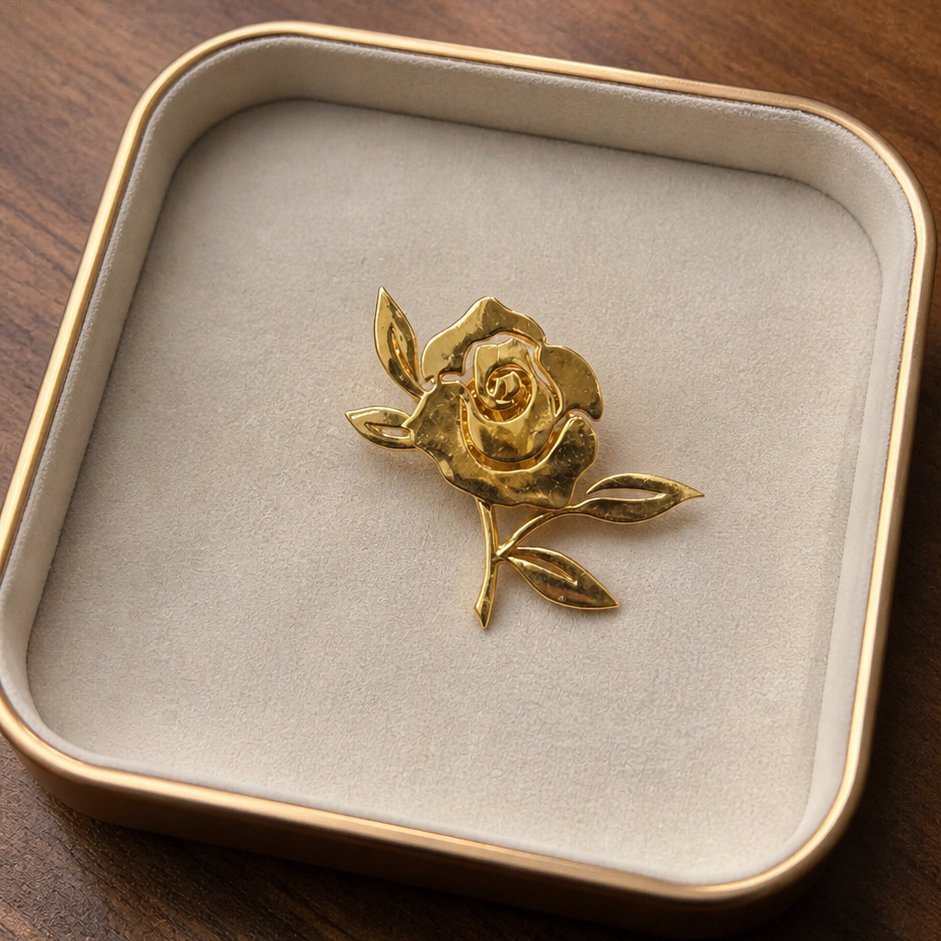 Rose Brooch