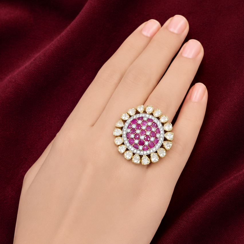 Maruka Moissanite Ring