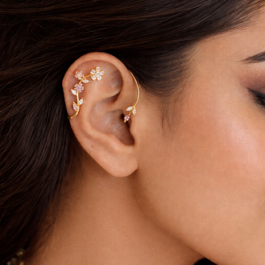 Flora Hug Earcuff