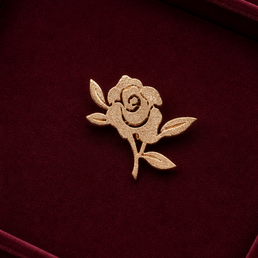 Elegant Rose Brooch