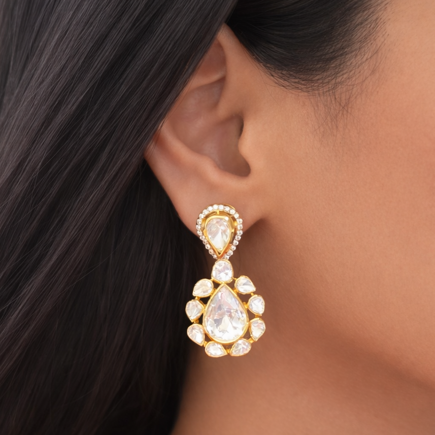 Pariniti Moissanite Earrings
