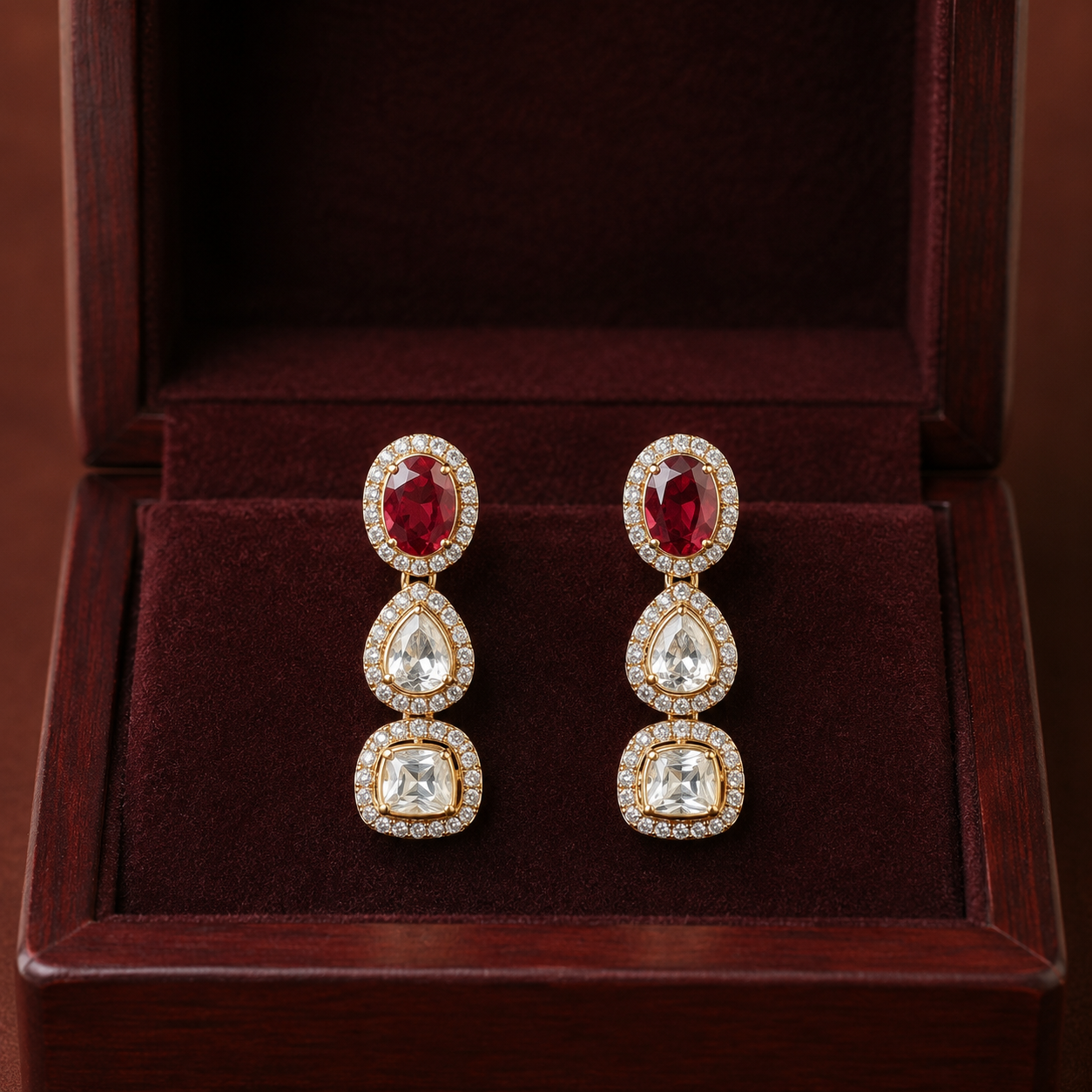 Dita Moissanite Earrings