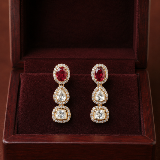 Dita Moissanite Earrings