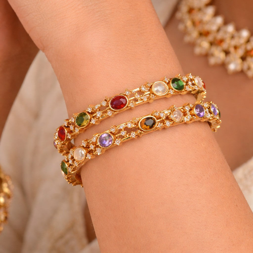 Samhita Navratna Bangles