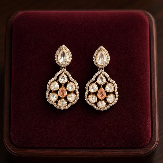 Tanishka Moissanite Earrings