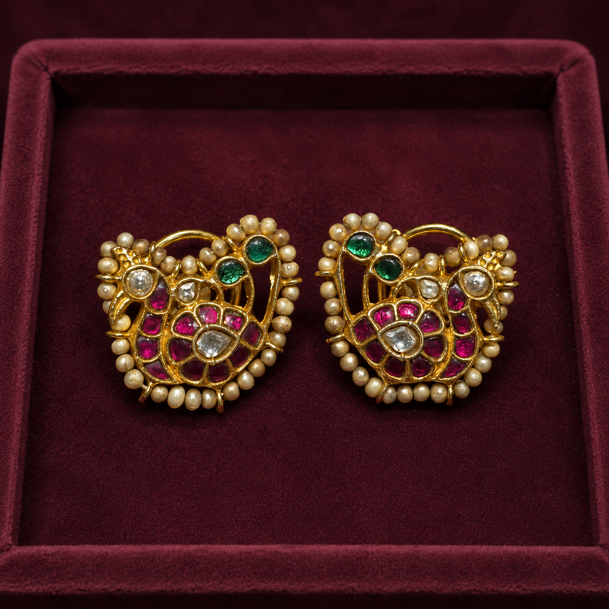 Peacock Royal Heritage Earrings