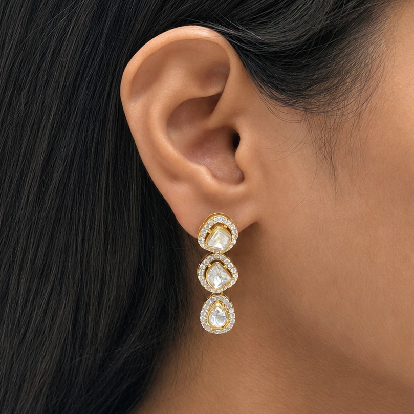 Reva Moissanite Earrings