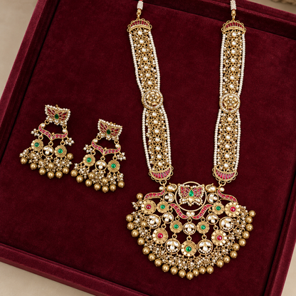 Kretya Heritage Necklace & Earrings Set