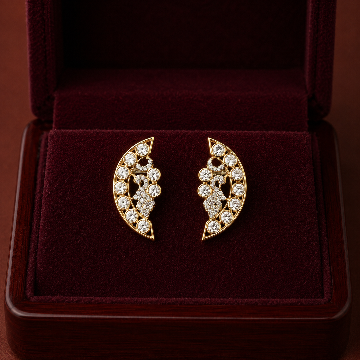 Hamsika Moissanite Earrings