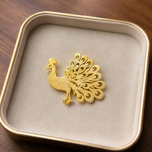 Peacock Brooch