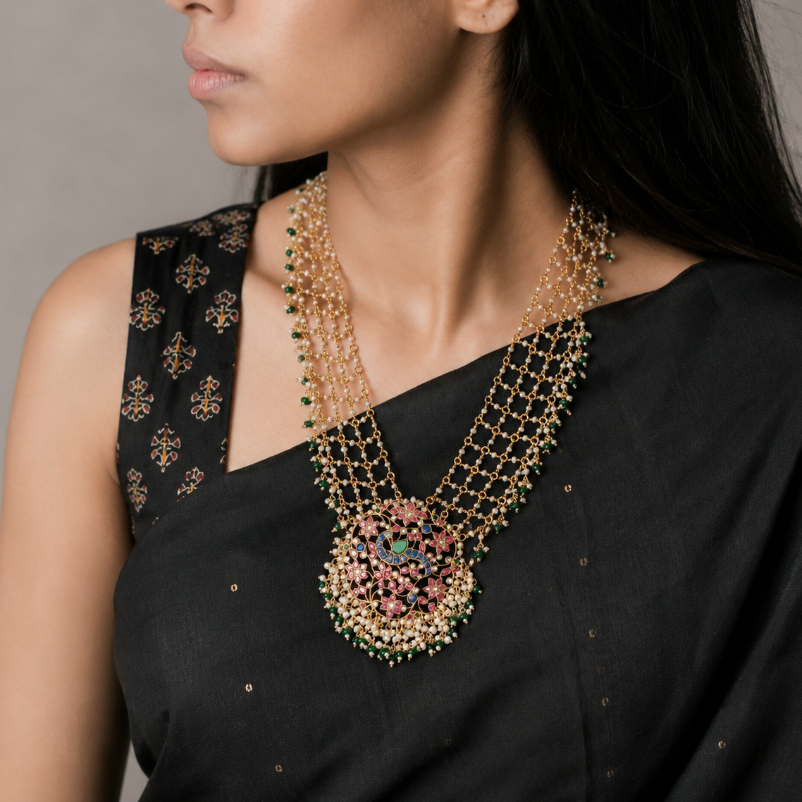 Manjya Kundan Necklace