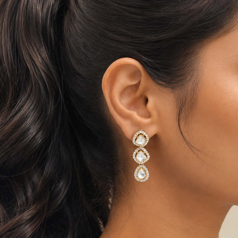Reva Moissanite Earrings