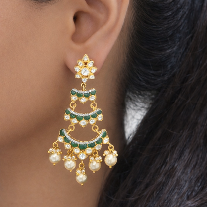 Ishaaya Moissanite Chandbali