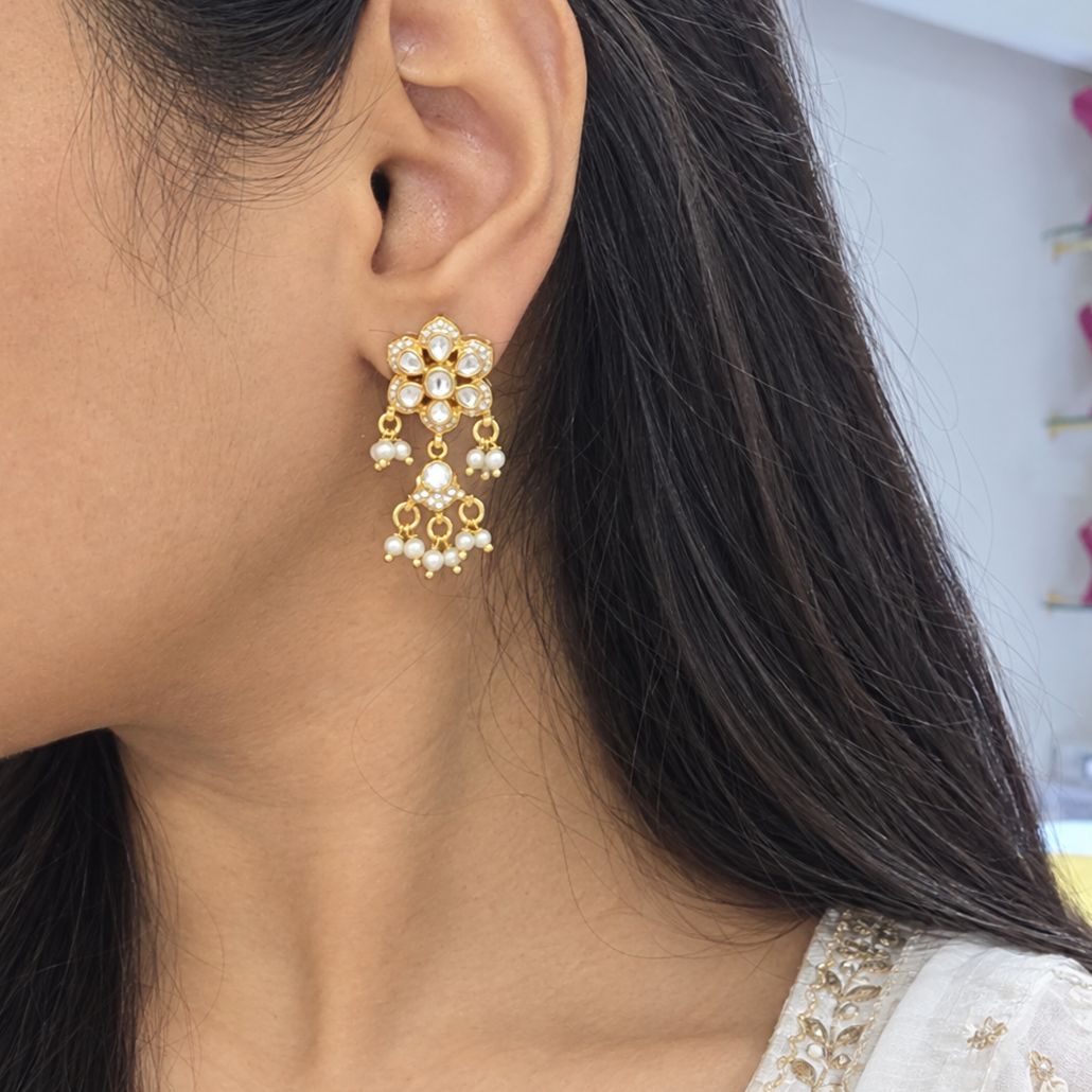 Ritvi Moissanite Earrings
