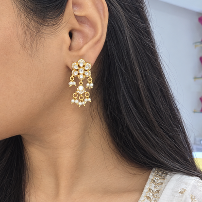 Ritvi Moissanite Earrings