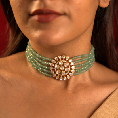 Radiant Green Choker