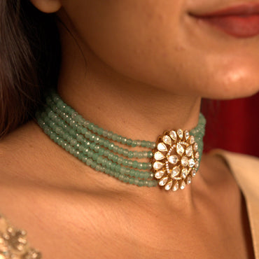 Radiant Green Choker