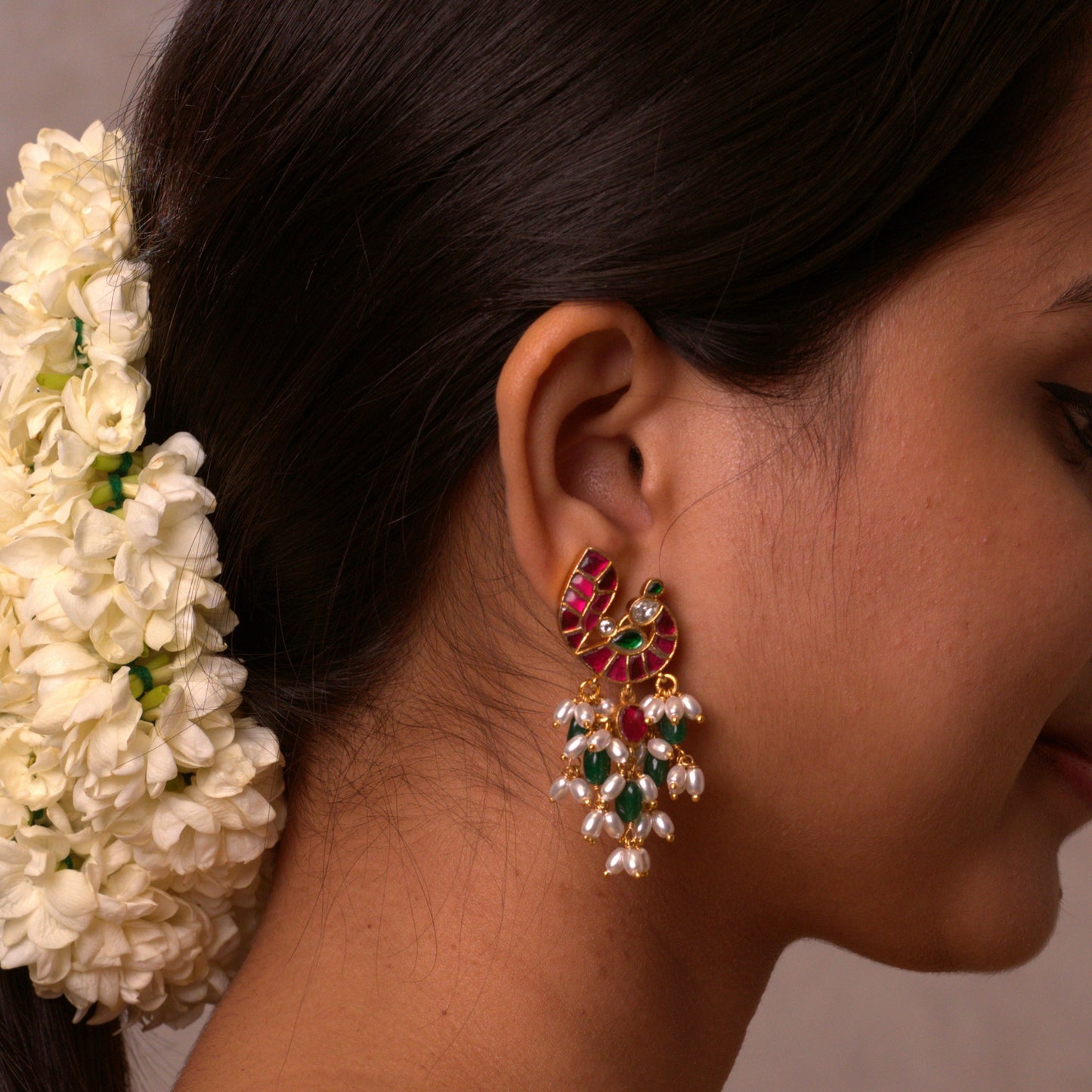 Pakshika Kundan Earrings